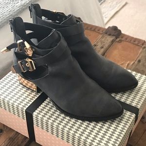 Black booties